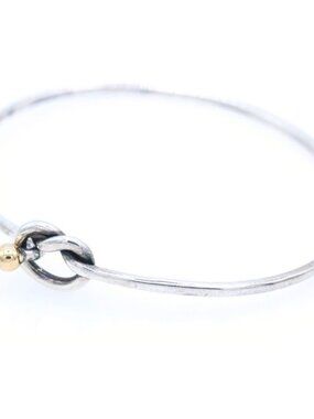 Tiffany & Co Love Knot Bangle Silver Bracelet